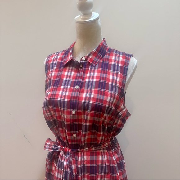 J. Crew Plaid Button Down Dress - Picture 5 of 10